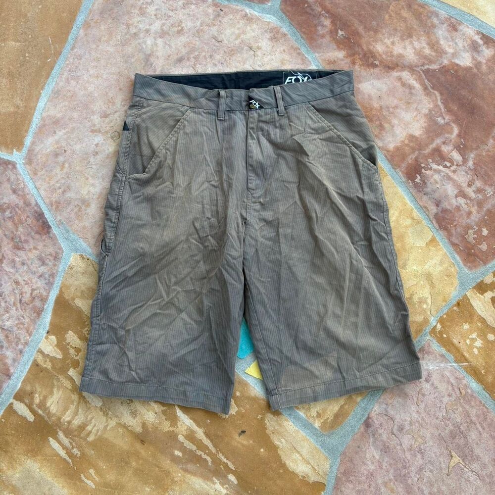 Fox-racing Men's Brown and Tan Shorts